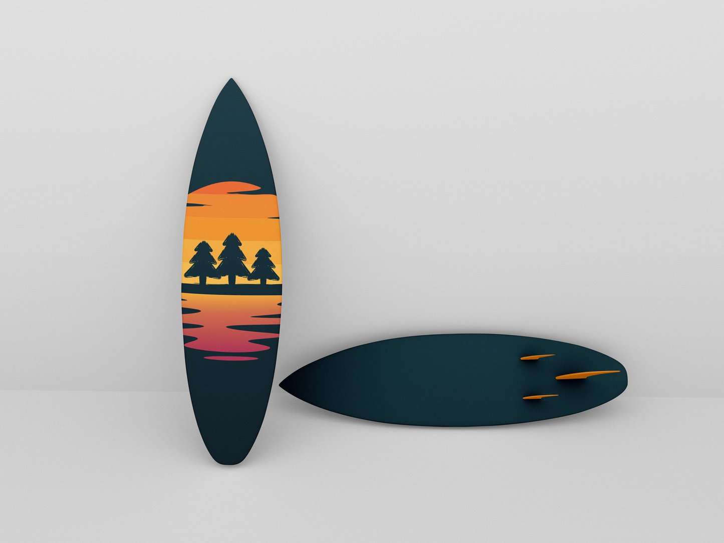 Sunset Surfboard